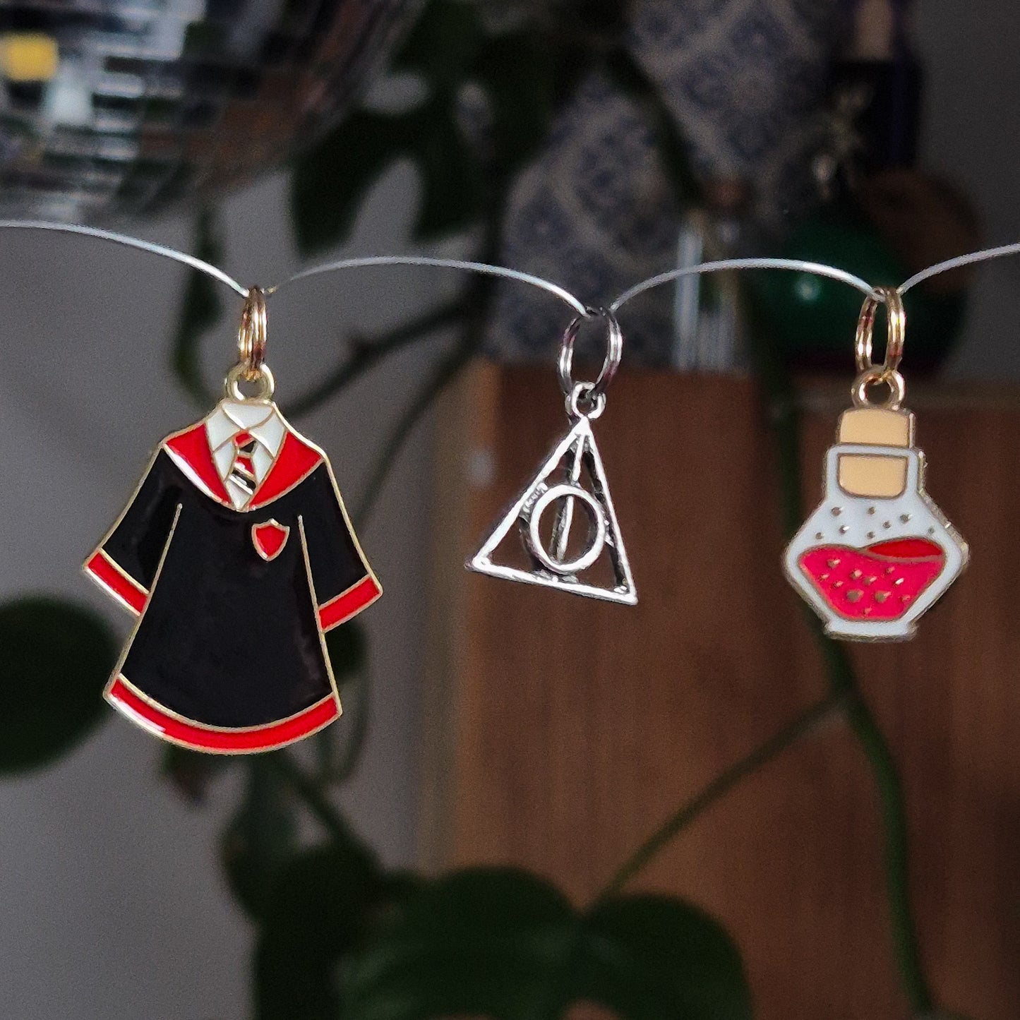 Lot de 3 charms à lacet - Robe de sorcier
