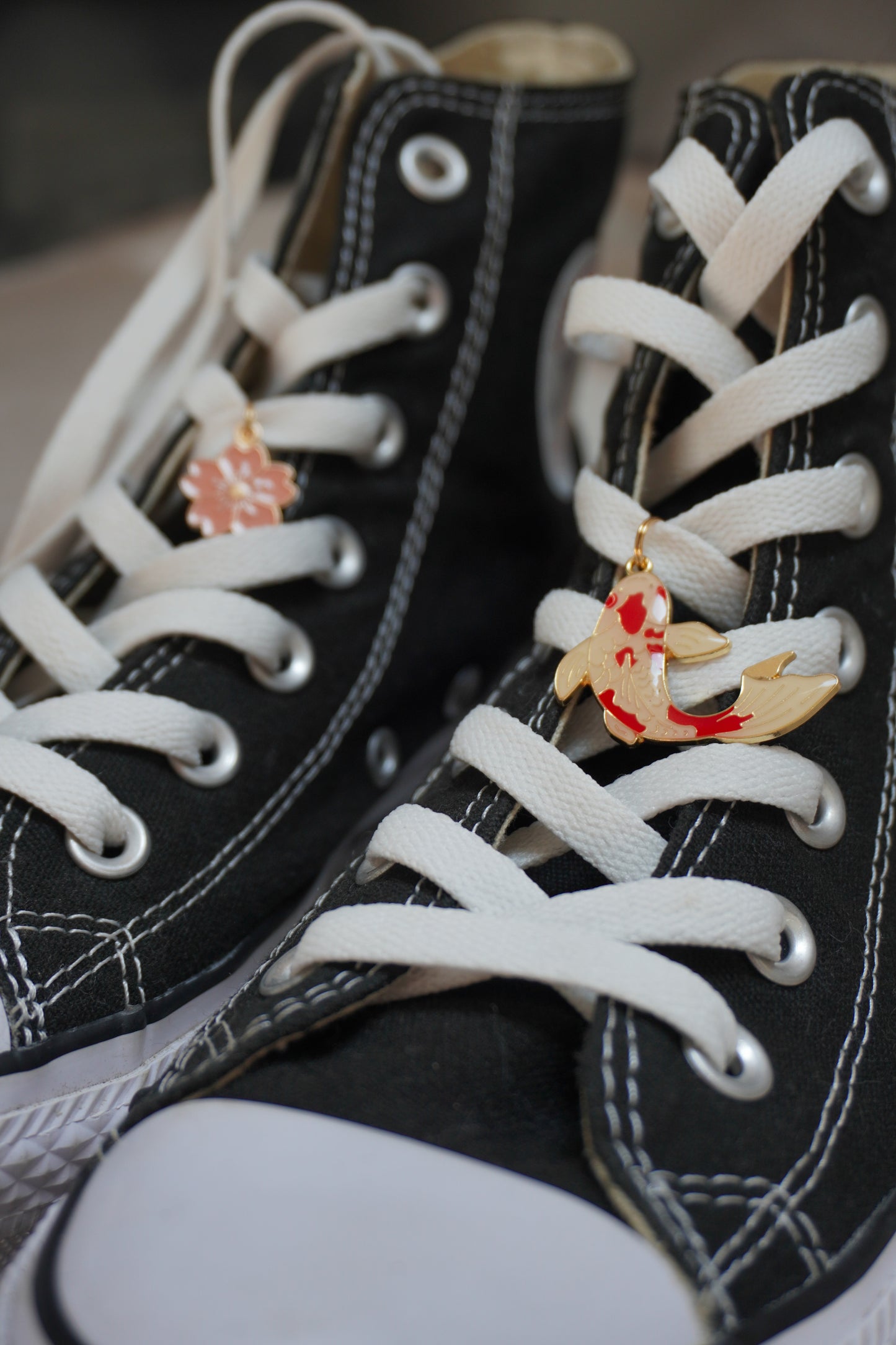 Bijoux pour lacet - Duo koi