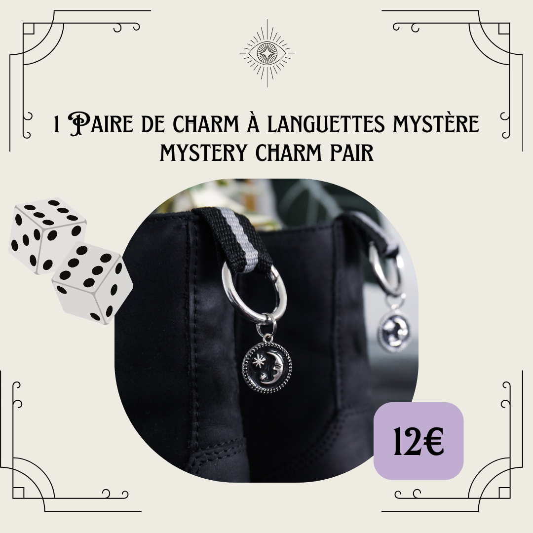 Une paire de charm mystère