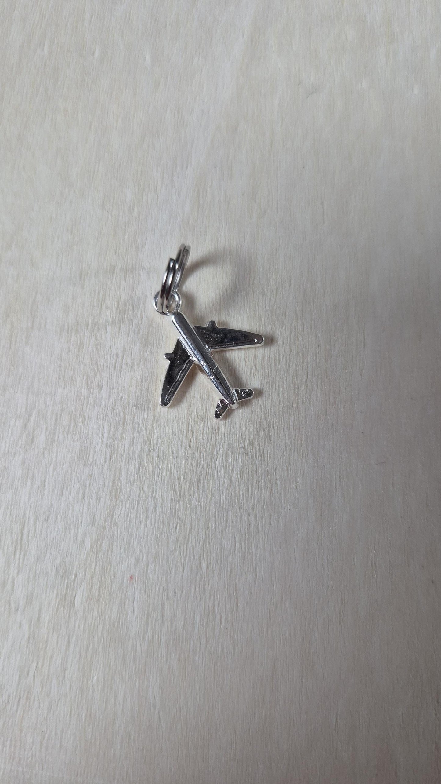 Bijoux pour chaussure avion couleur argent- Shoes charm - boot charms (dr Martens style) accessoires de chaussures, bijoux 1460, doc tag