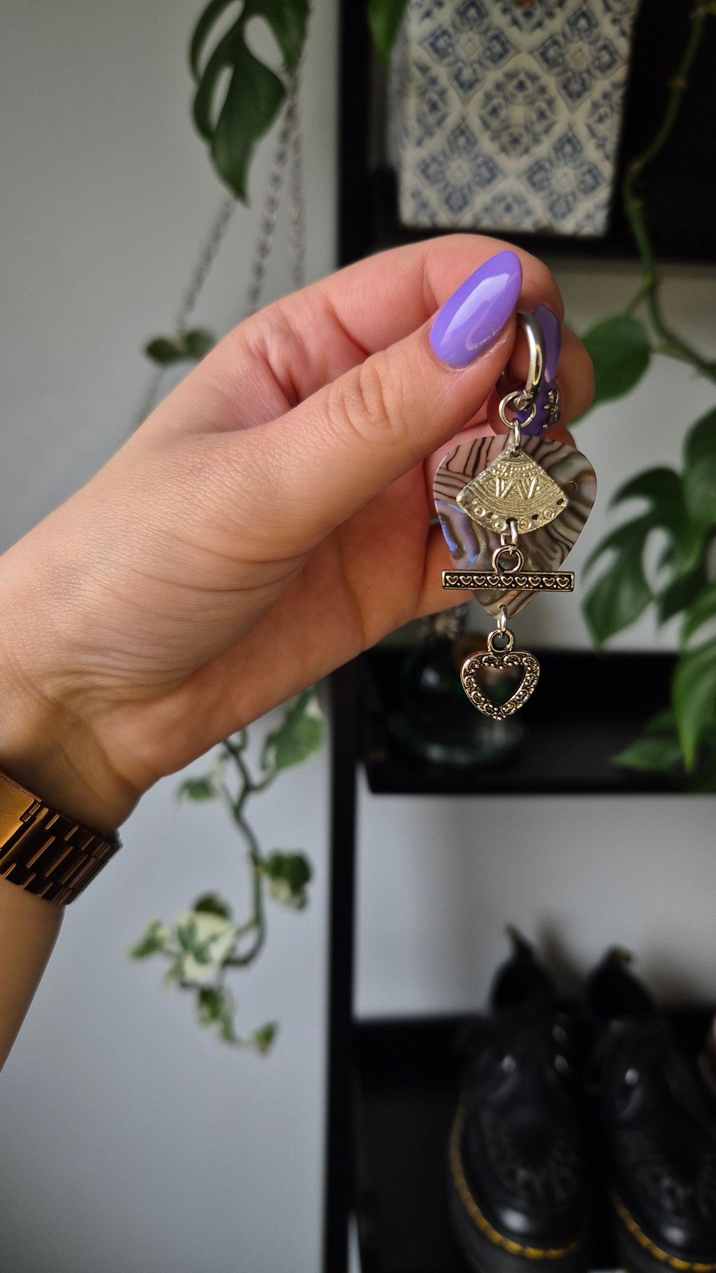 Mono boucle médiator coeur