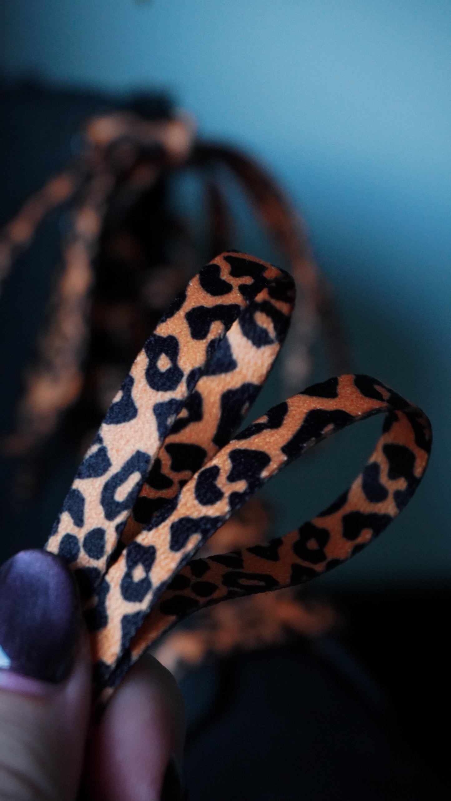 Lacet 140cm - Animalier Léopard