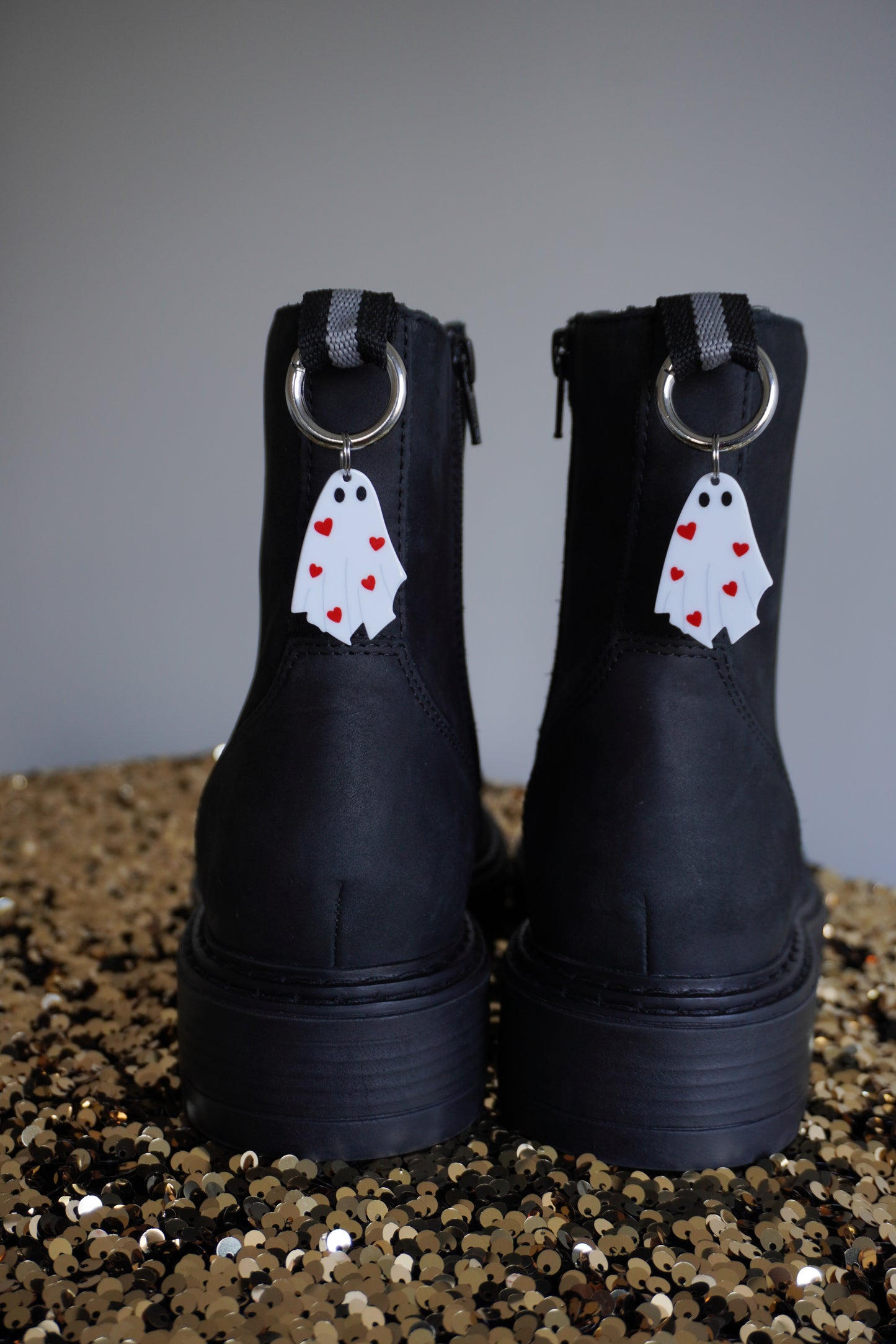 Charm à languette - Fantome coeur