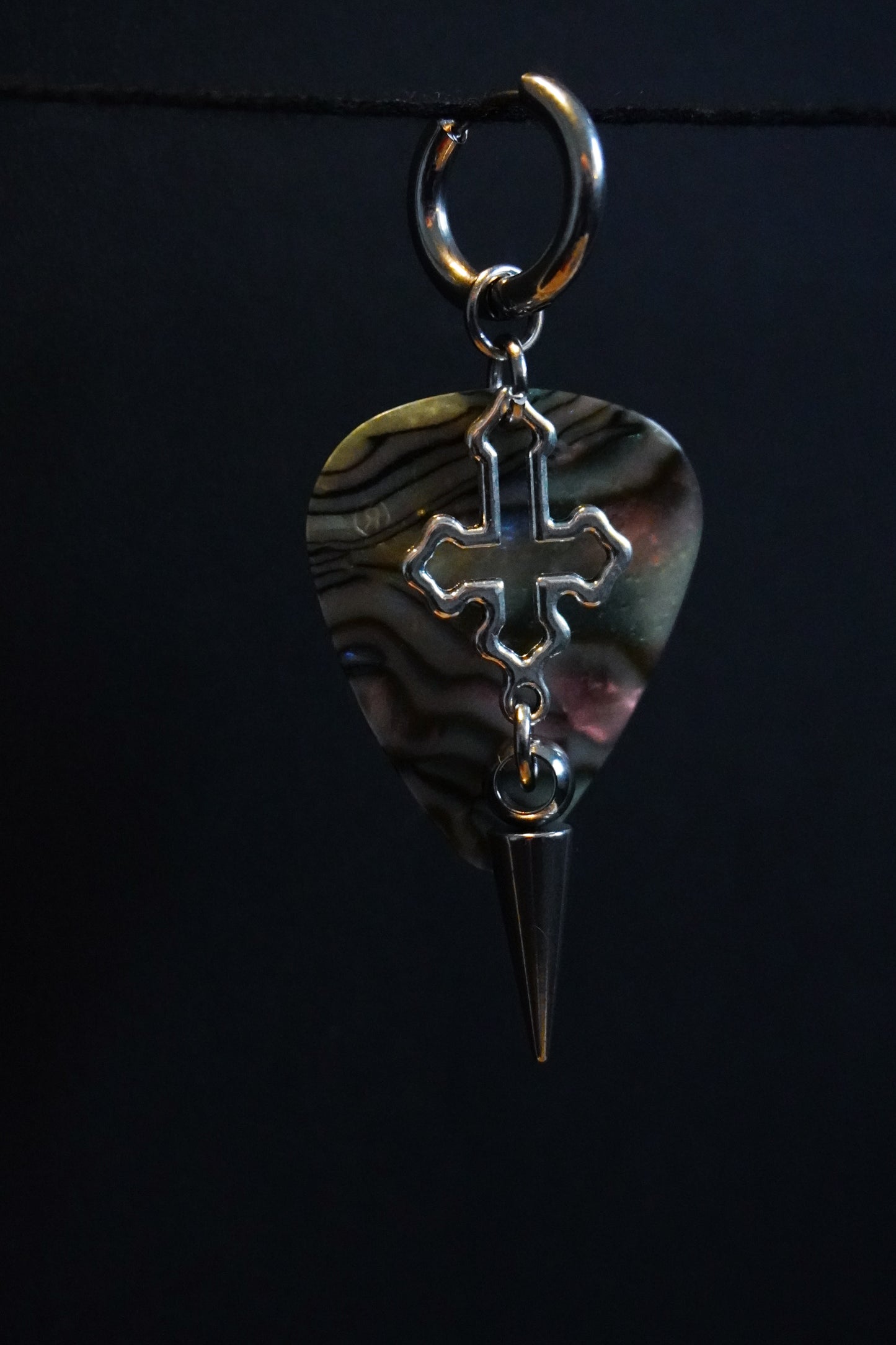 Mono boucle médiator croix