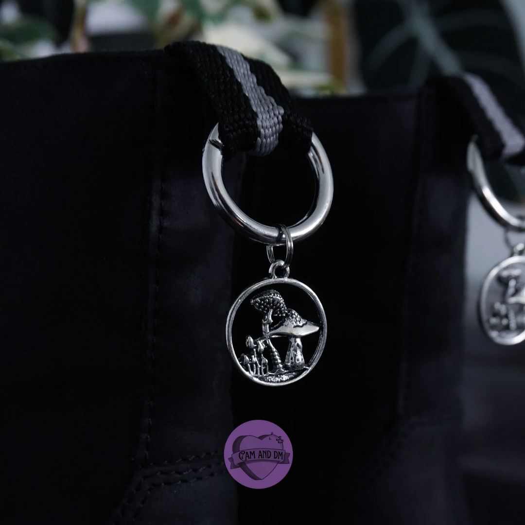 Charm à languette- Cercle champignon