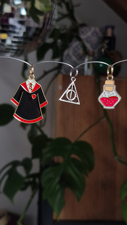 Lot de 3 charms à lacet - Robe de sorcier