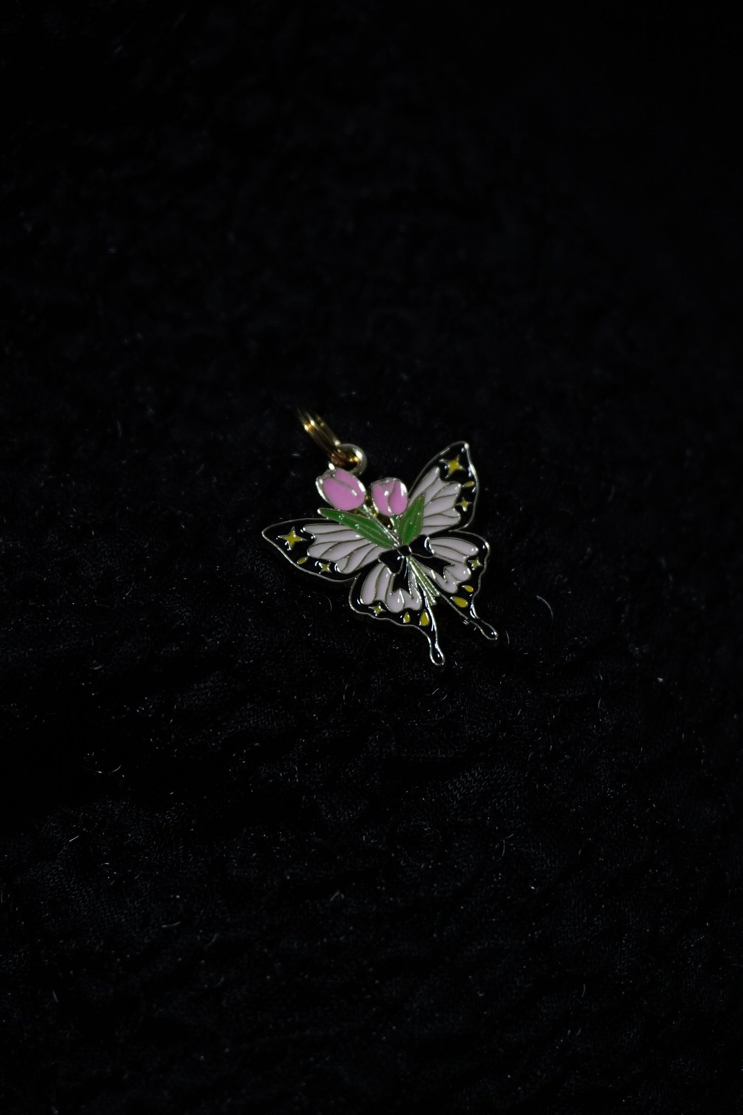 Bijou pour lacet - Papillon flower
