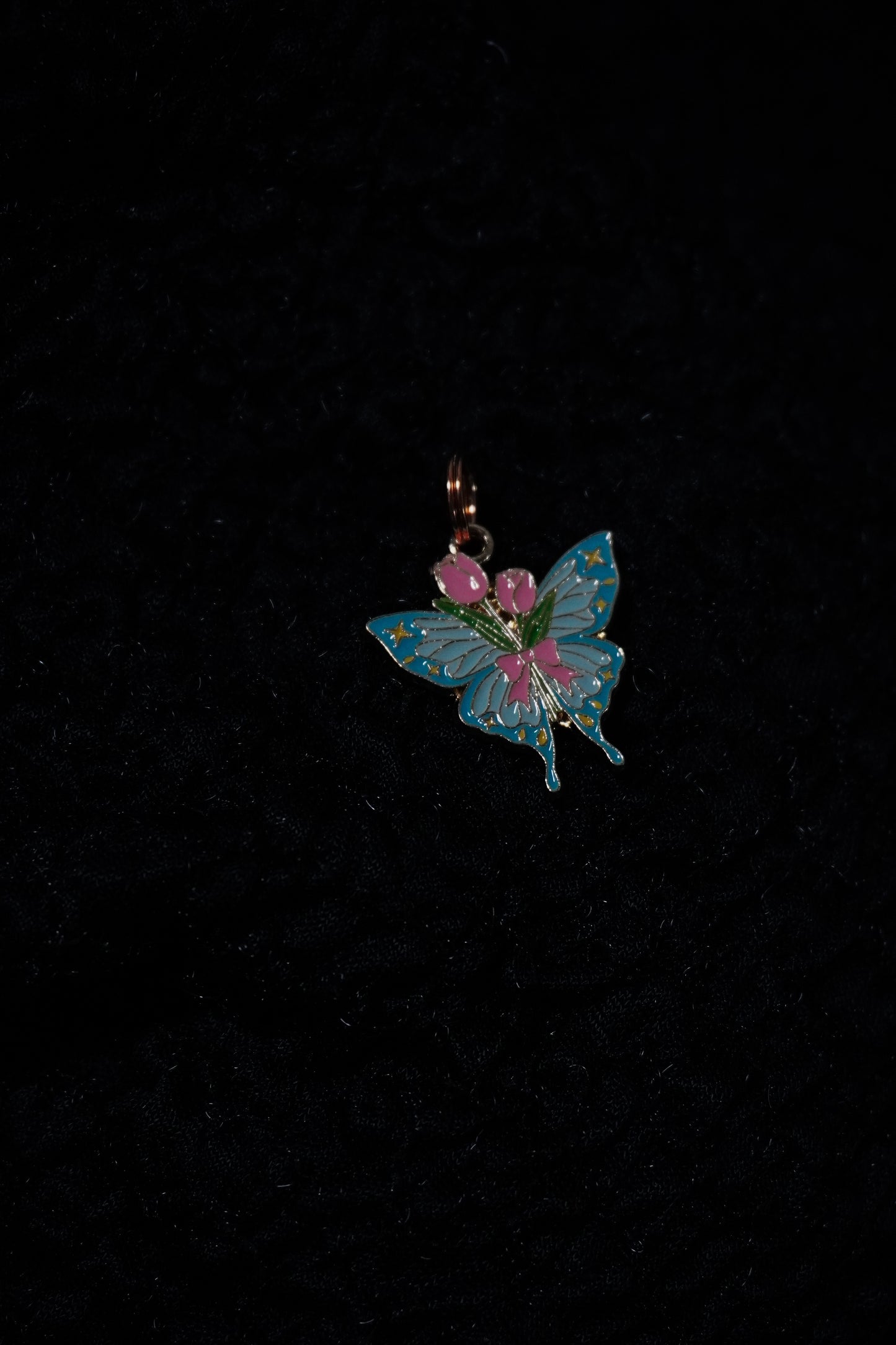 Bijou pour lacet - Papillon flower