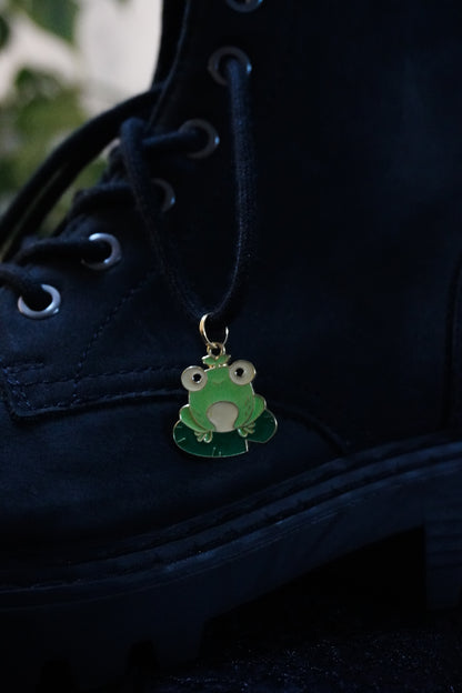 Bijou pour lacet - Grenouille