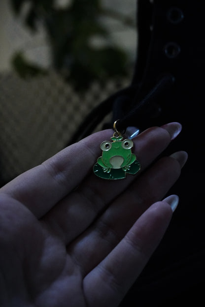 Bijou pour lacet - Grenouille