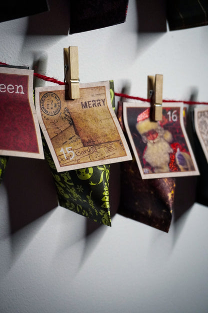 Calendrier de l’Avent - Bijoux et gourmandise Rouge et vert 🎅