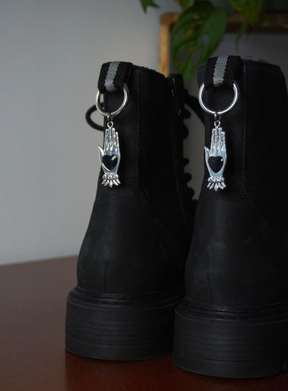 Charm picpic - Shoes charm - boot charms (dr Martens style) grunge punk charms, accessoires de chaussures, bijoux 1460, doc tag