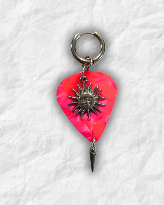 Mono boucle médiator - Soleil rose