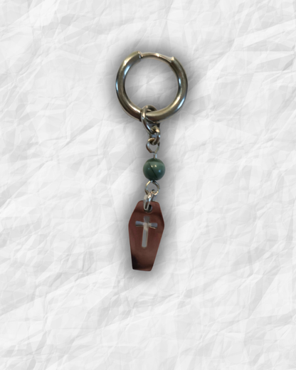 Mono boucle - Croix gris